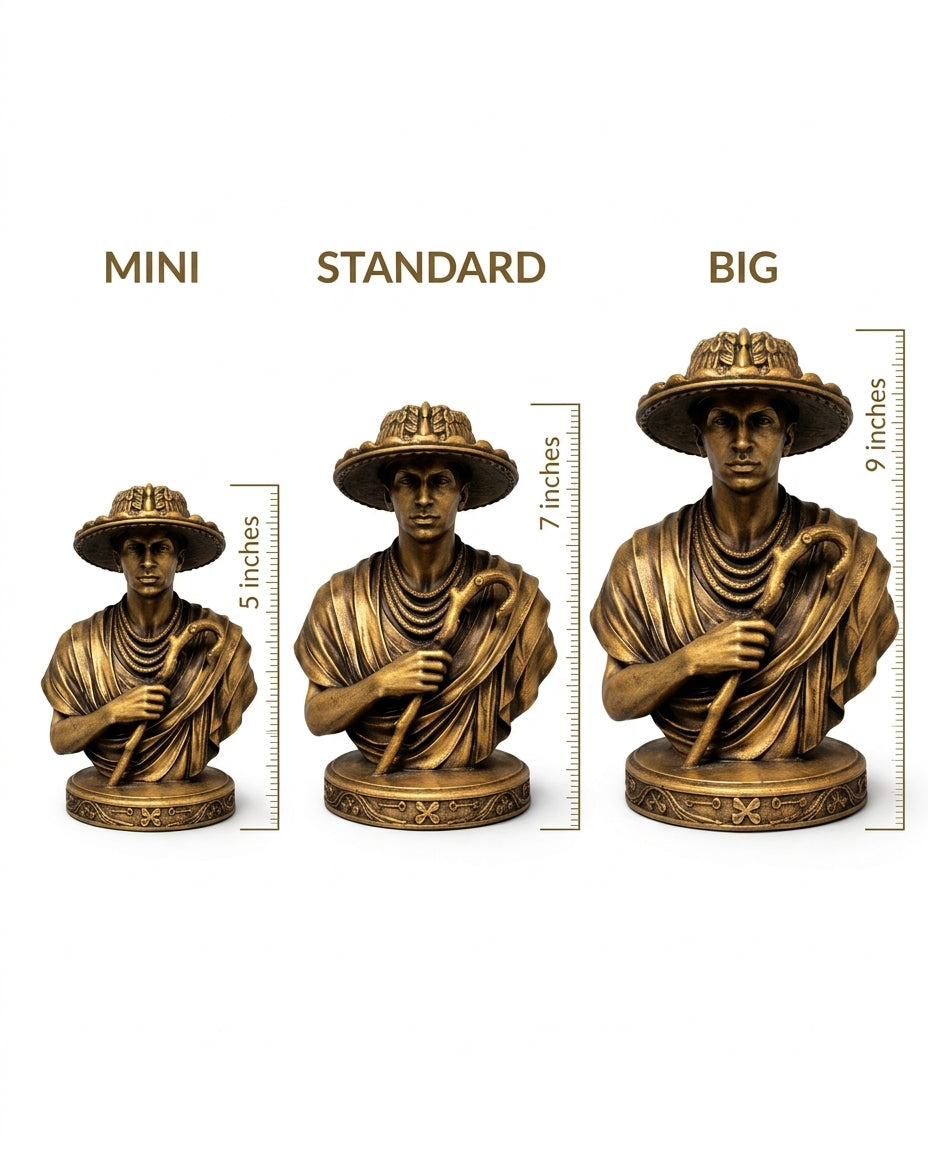 Estatua de Eleguá para Protección y Abrir Caminos | Pintada a Mano