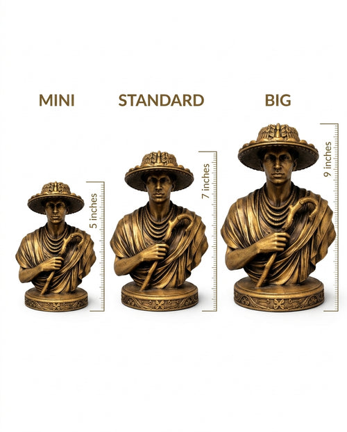 Estatua de Eleguá para Protección y Abrir Caminos | Pintada a Mano